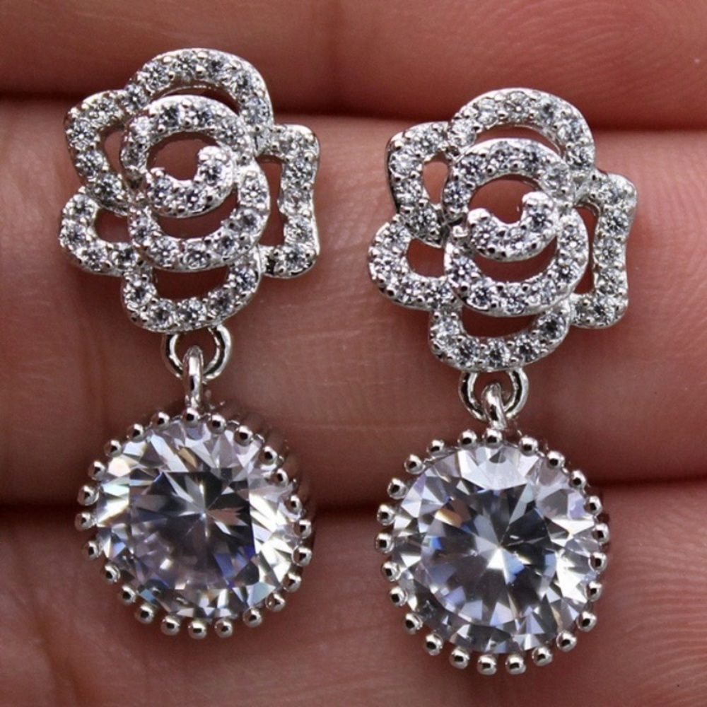 CZ earrings